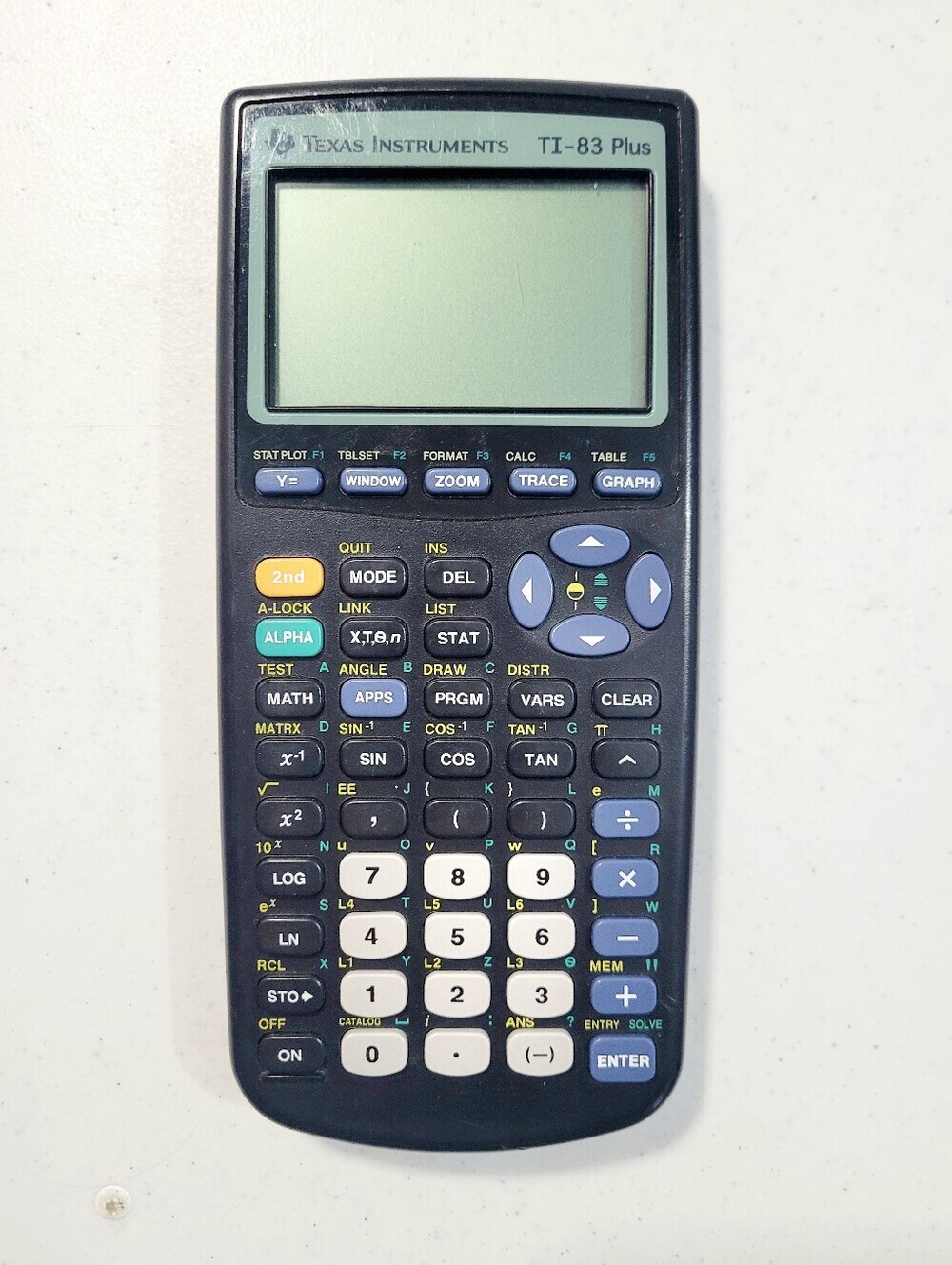 Texas Instruments TI-83 Plus Graphing Calculator Tested Works Student School